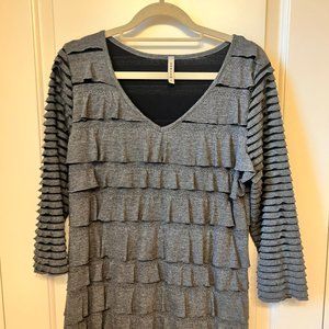 Cubism Black Top Flatters Everyone